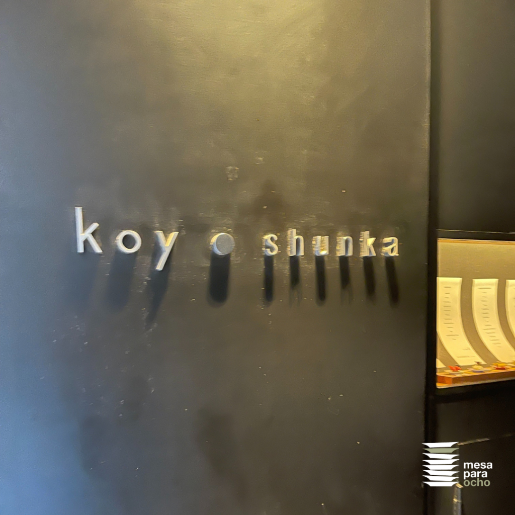 Koy Shunka. Experiencia gastronómica de estrella Michelin